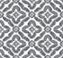 Talia Botanical Medallion Black and White by Seabrook Wallpaper Summer House United States 60.75 12.6" 27" - Fabric Carolina -