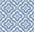 Talia Botanical Medallion Cottage Blue by Seabrook Wallpaper Summer House United States 60.75 12.6" 27" - Fabric Carolina -