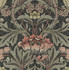 Acanthus Floral Prepasted Charcoal & Rosewood by Seabrook Wallpaper Prepasted Online United States 56.05 20.87" 20.5" - Fabric Carolina -