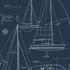 Sail Away Navy Blue by Seabrook Wallpaper Etten Studios Online Netherlands 57.5 25.2" 20.9" - Fabric Carolina -
