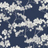 Bayberry Blossom Navy Blue by Seabrook Wallpaper Etten Studios Online Netherlands 57.5 25.2" 20.9" - Fabric Carolina -