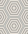 Hex Topography Cove Grey & Ebony by Seabrook Wallpaper Etten Studios Online Netherlands 57.5 12.6" 20.9" - Fabric Carolina -