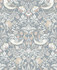 Fragaria Garden Blue Mist & Blush by Seabrook Wallpaper Legacy Prints Netherlands 57.5 25.2" 20.9" - Fabric Carolina -