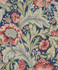 Acanthus Garden Marine Blue & Watermelon by Seabrook Wallpaper Legacy Prints Netherlands 57.5 25.2" 20.9" - Fabric Carolina -