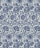 Tonal Floral Trail Navy Blue by Seabrook Wallpaper Legacy Prints Netherlands 57.5 18" 20.9" - Fabric Carolina -