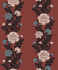 Blooming Stripe Pale Carmine & Aqua by Seabrook Wallpaper Legacy Prints Netherlands 57.5 12.6" 20.9" - Fabric Carolina -