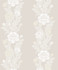 Blooming Stripe Swiss Coffee by Seabrook Wallpaper Legacy Prints Netherlands 57.5 12.6" 20.9" - Fabric Carolina -