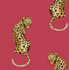 Leopard King Red by Seabrook Wallpaper Daisy Bennett Peel and Stick United States 30.75 20.87" 20.5" - Fabric Carolina -