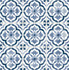 Sorento Tile Navy by Seabrook Wallpaper Daisy Bennett Peel and Stick United States 30.75 6.95" 20.5" - Fabric Carolina -