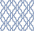 Coastal Lattice Riviera Blue by Seabrook Wallpaper Lillian August Peel and Stick United States 40.5 12.6" 27" - Fabric Carolina -