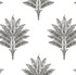 Sea Breeze Palm Charcoal by Seabrook Wallpaper Harry & Grace Peel and Stick United States 40.5 20.87" 27" - Fabric Carolina -