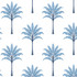 Montgomery Palm Blue Lake by Seabrook Wallpaper Harry & Grace Peel and Stick United States 30.75 10.43" 20.5" - Fabric Carolina -