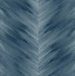 Washed Chevron Blue Lake by Seabrook Wallpaper Harry & Grace Peel and Stick United States 30.75 20.87" 20.5" - Fabric Carolina -