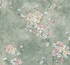 Floral Blossom Green Smoke by Seabrook Wallpaper Harry & Grace Peel and Stick United States 40.5 25.2" 27" - Fabric Carolina -