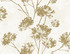 Dandelion Floral Metallic Gold by Seabrook Wallpaper Harry & Grace Peel and Stick United States 40.5 20.87" 27" - Fabric Carolina -