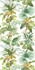 Tropical Leaf Trail Mural Greenery by Seabrook Wallpaper Harry & Grace Peel and Stick United States 40.5 108" 54" - Fabric Carolina -