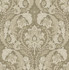 Thornton Vintage Damask Latte by Seabrook Wallpaper Harry & Grace Peel and Stick United States 30.75 20.87" 20.5" - Fabric Carolina -