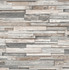 Reclaimed Wood Plank Light Gray & Brown by Seabrook Wallpaper NextWall Peel & Stick United States 30.75 20.87" 20.5" - Fabric Carolina -