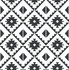 Southwest Tile Black by Seabrook Wallpaper NextWall Peel & Stick United States 30.75 6.95" 20.5" - Fabric Carolina -