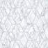 Marble Tile Gray & Metallic Silver by Seabrook Wallpaper NextWall Peel & Stick United States 30.75 20.87" 20.5" - Fabric Carolina -
