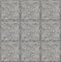 Faux Embossed Tile Metallic Silver & Charcoal by Seabrook Wallpaper NextWall Peel & Stick United States 30.75 6.95" 20.5" - Fabric Carolina -