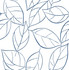 Tossed Leaves Navy Blue by Seabrook Wallpaper NextWall Peel & Stick United States 30.75 20.87" 20.5" - Fabric Carolina -
