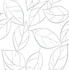 Tossed Leaves Daydream Gray by Seabrook Wallpaper NextWall Peel & Stick United States 30.75 20.87" 20.5" - Fabric Carolina -