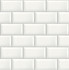 Large Subway Tile Alabaster & Grey by Seabrook Wallpaper NextWall Peel & Stick United States 30.75 6.95" 20.5" - Fabric Carolina -