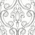 Sketched Damask Ebony by Seabrook Wallpaper NextWall Peel & Stick United States 30.75 20.87" 20.5" - Fabric Carolina -