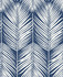 Palm Silhouette Coastal Blue by Seabrook Wallpaper NextWall Peel & Stick United States 30.75 25.2" 20.5" - Fabric Carolina -