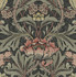 Acanthus Floral Charcoal & Rosewood by Seabrook Wallpaper NextWall Peel & Stick United States 30.75 20.87" 20.5" - Fabric Carolina -