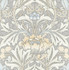 Acanthus Floral Daydream Grey & Pearl Blue by Seabrook Wallpaper NextWall Peel & Stick United States 30.75 20.87" 20.5" - Fabric Carolina -