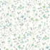 Wildflowers Dew Drop & Spring Green by Seabrook Wallpaper NextWall Peel & Stick United States 30.75 25.2" 20.5" - Fabric Carolina -