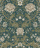 Honeysuckle Trail Teal & Moss Green by Seabrook Wallpaper NextWall Peel & Stick Netherlands 31.35 25.2" 20.9" - Fabric Carolina -
