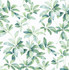 Leaf Trail Seaglass by Seabrook Wallpaper NextWall Peel & Stick United States 30.75 20.87" 20.5" - Fabric Carolina -