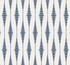 Striped Ikat Navy Blue & Linen by Seabrook Wallpaper NextWall Peel & Stick United States 40.5 12.6" 27" - Fabric Carolina -