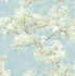 Cherry Blossom Grove Blue Mist & Green Tea by Seabrook Wallpaper NextWall Peel & Stick United States 30.75 20.87" 20.5" - Fabric Carolina -
