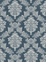 Seaside Damask Denim Blue by Seabrook Wallpaper NextWall Peel & Stick United States 40.5 18" 27" - Fabric Carolina -