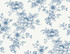 Sketched Floral Blue by Seabrook Wallpaper NextWall Peel & Stick United States 40.5 20.87" 27" - Fabric Carolina -