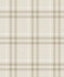 Calverlay Plaid French Vanilla by Seabrook Wallpaper NextWall Peel & Stick Netherlands 31.35 8.4" 20.9" - Fabric Carolina -