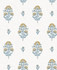 Floral Spot Marigold & Seabreeze by Seabrook Wallpaper NextWall Peel & Stick United States 30.75 12.6" 20.5" - Fabric Carolina -