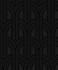 Hendrix Arches Carbon & Metallic Black by Seabrook Wallpaper Piano Netherlands 57.5 12.6" 20.9" - Fabric Carolina -