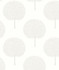 Demi Glass Beaded Trees Ivory & Glass Beads by Seabrook Wallpaper Piano Netherlands 57.5 36" 20.9" - Fabric Carolina -