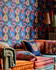 FIORI IN FIORE Wallpaper (WP20838) by Mind The Gap | WP20838 | LA DOLCE VITA | 1 roll x 52x900 cm / 20.47x354.33in | 0.52m / 20.5in | 9m / 354in | 4.68sqm / 50sq ft | 50cm / 19.6in | Blue, White, Green, Yellow, Orange, Burgundy, Purple, Magenta, Salmon | Non-woven Textured | Paste the wall | 1-roll in a box | Fabric Carolina | https://www.fabriccarolina.com/