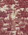 TOILE DU CARPATHIANS Ruby Wallpaper (WP20927) by Mind The Gap | WP20927 | TRANSYLVANIAN RHAPSODY | 3 rolls x 52 x 300 cm / 20.5 x 118.1 in | 0.52m / 20.5in | 3m / 118in | 4.68sqm / 50sq ft | L300cm / L118.1in | Taupe, Red | Non-woven Textured | Paste the wall | 3 rolls in a box | Fabric Carolina | https://www.fabriccarolina.com/