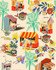 CARRETTO DEL CIBO Taupe Wallpaper (WP20835) by Mind The Gap | WP20835 | LA DOLCE VITA | 1 roll x 52x900 cm / 20.47x354.33in | 0.52m / 20.5in | 9m / 354in | 4.68sqm / 50sq ft | 70cm / 27.5in | Blue, Green, Yellow, Orange, Red, Turquoise, Cream | Non-woven Textured | Paste the wall | 1-roll in a box | Fabric Carolina | https://www.fabriccarolina.com/