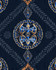 ABEILLE DECORATIF Indigo Wallpaper (WP20766) by Mind The Gap | WP20766 | ORIENT EXPRESS | 1 roll x 52x900 cm / 20.47x354.33in | 0.52m / 20.5in | 9m / 354in | 4.68sqm / 50sq ft | 52cm / 20.5in | Gold, Grey, Indigo | Non-woven Textured | Paste the wall | 1-roll in a box | Fabric Carolina | https://www.fabriccarolina.com/