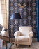 ABEILLE DECORATIF Indigo Wallpaper (WP20766) by Mind The Gap | WP20766 | ORIENT EXPRESS | 1 roll x 52x900 cm / 20.47x354.33in | 0.52m / 20.5in | 9m / 354in | 4.68sqm / 50sq ft | 52cm / 20.5in | Gold, Grey, Indigo | Non-woven Textured | Paste the wall | 1-roll in a box | Fabric Carolina | https://www.fabriccarolina.com/