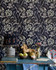FOLK EMBROIDERY Fern Green Wallpaper (WP30015) by Mind The Gap | WP30015 | TRANSYLVANIAN ROOTS | 1 roll x 52x1000 cm / 20.5x393.7 in | 0.52m / 20.5in | 10m / 393.7in | 5.20sqm / 55.9sq ft | 70cm / 27.6in | Off White, Fern Green | Non-woven Satin | Paste the wall | 1-roll in a box | Fabric Carolina | https://www.fabriccarolina.com/