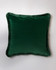 BRITISH RACING GREEN Velvet Cushion (LC40239) by Mind The Gap | LC40239 | JAZZ LIVE | 50 x 50 cm | Green | Fringes all around | Duck feather | Cotton velvet | Fabric Carolina | https://www.fabriccarolina.com/